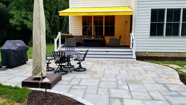 A Natural Flagstone Patio With Movement