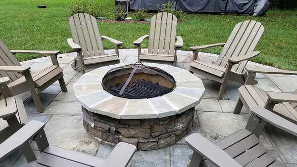 A Natural Flagstone Patio With Movement